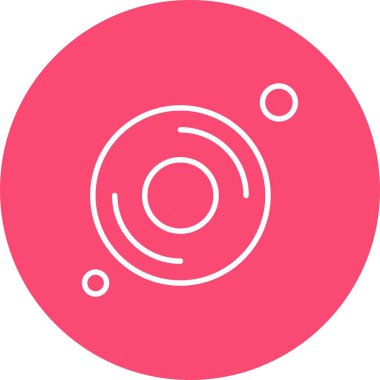 vektör çörek simgesi illüstrasyonu