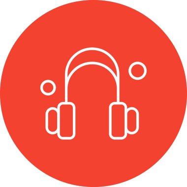 vektör kulaklık simgesi illüstrasyonu