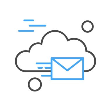 vektör posta simgesi illüstrasyonu