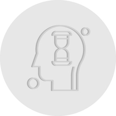 vektör kum saati simgesi illüstrasyonu