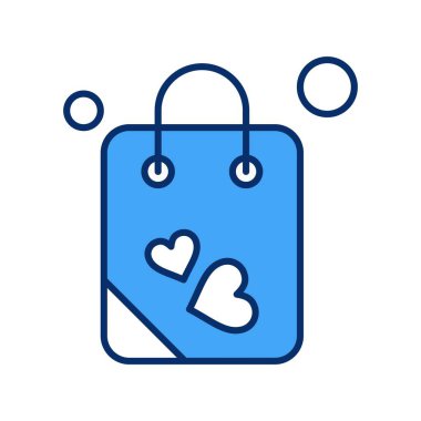 çanta simgesi vektör illüstrasyonu