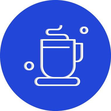  vektör çay simgesi illüstrasyonu