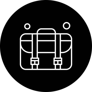  vektör evrak çantası simgesi illüstrasyonu