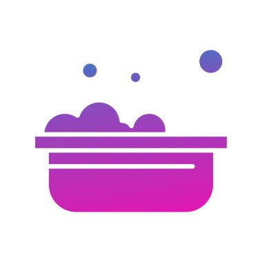 vektör Küvet Simgesi illüstrasyonu