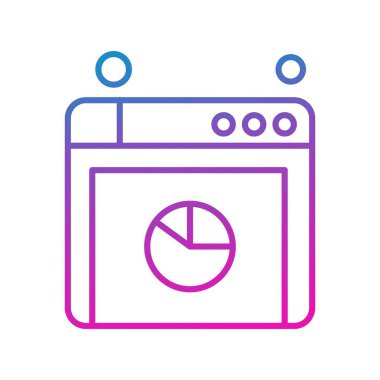 websitesi simgesi vektör illüstrasyonu