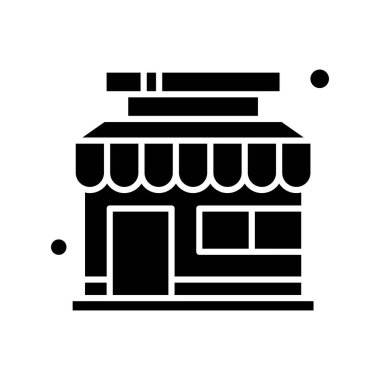 vektör mağaza simgesi çizimi