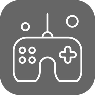  Vektör joystick Simgesi illüstrasyonu