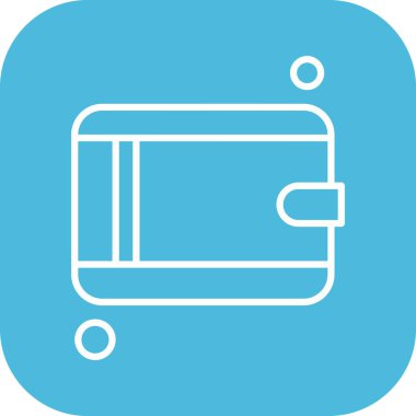 cüzdan ikonu vektör illüstrasyonu