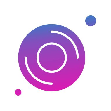 vektör çörek simgesi illüstrasyonu