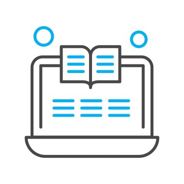 vektör dizüstü simgesi illüstrasyonu