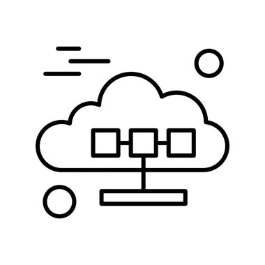 vektör sunucu illüstrasyonu