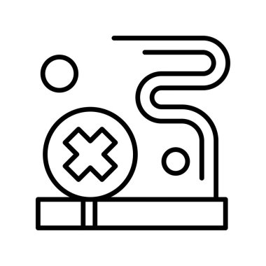  vektör Sigara Simgesi illüstrasyonu