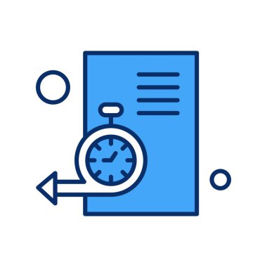 vektör kronometre simgesi illüstrasyonu