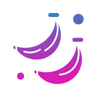 vektör Muz simgesi illüstrasyonu