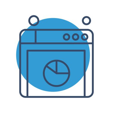 websitesi simgesi vektör illüstrasyonu