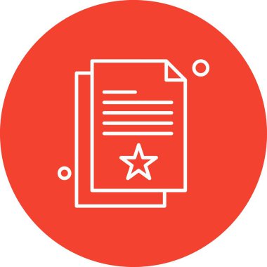 Vektör belgesi Simge illüstrasyonu