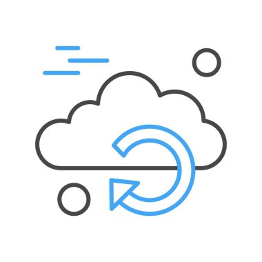  vektör yeniden yükleme simgesi illüstrasyonu