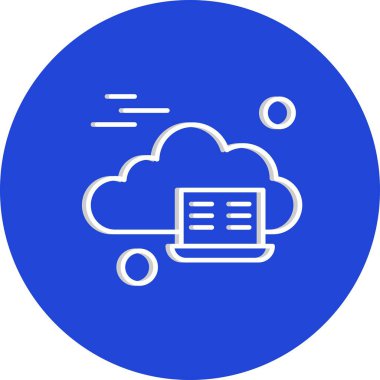 vektör dizüstü simgesi illüstrasyonu