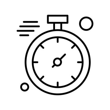 vektör kronometre simgesi illüstrasyonu