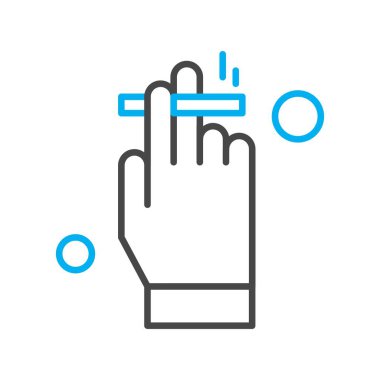  vektör Sigara Simgesi illüstrasyonu