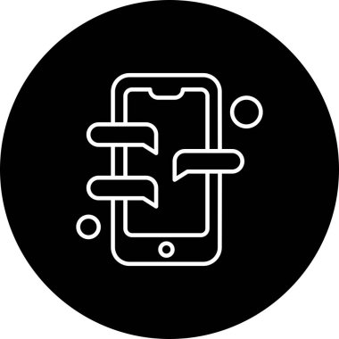  Vektör Mobil simge illüstrasyonu