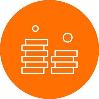 vektör sikkeleri Simge illüstrasyonu