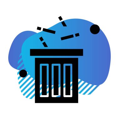  vektör geri dönüşüm simgesi çizimi