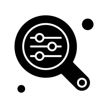 vektör Arama Simgesi illüstrasyonu