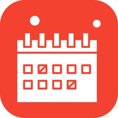 vektör Takvimi Simgesi illüstrasyonu