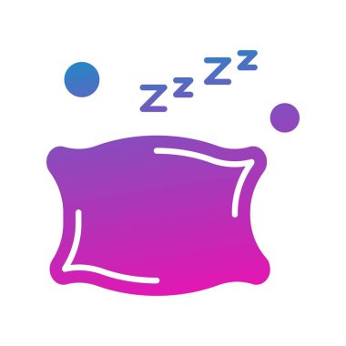 vektör yastık Simgesi illüstrasyonu