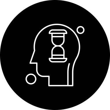 vektör kum saati simgesi illüstrasyonu