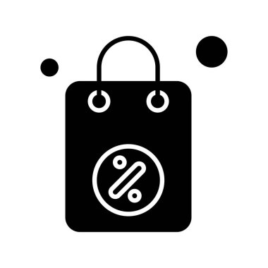 çanta simgesi vektör illüstrasyonu