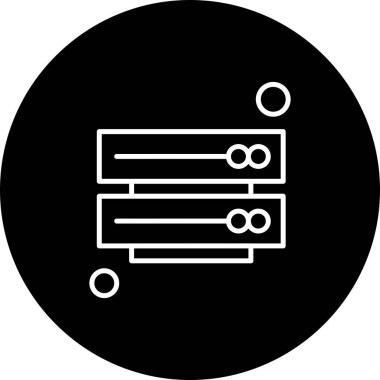 vektör sunucu illüstrasyonu