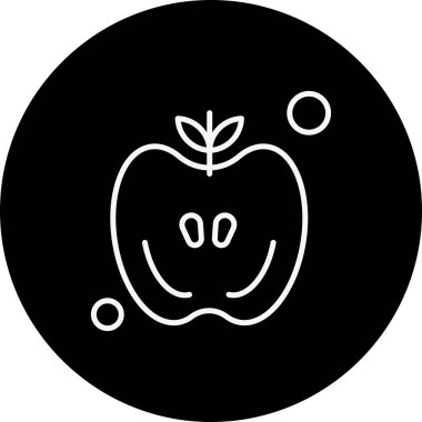 Apple vektör simgesi illüstrasyonu