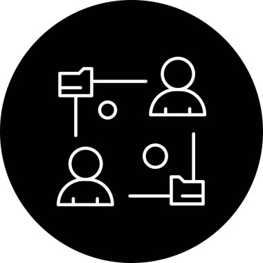 Vektör Avatar Simgesi illüstrasyonu