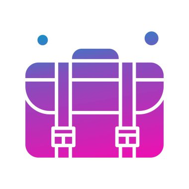  vektör evrak çantası simgesi illüstrasyonu