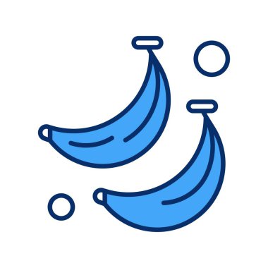 vektör Muz simgesi illüstrasyonu