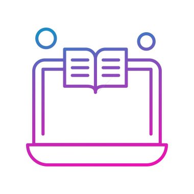 vektör dizüstü simgesi illüstrasyonu