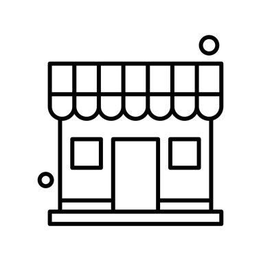 vektör mağaza simgesi çizimi
