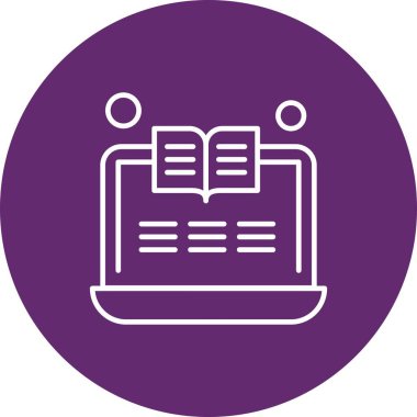 vektör dizüstü simgesi illüstrasyonu