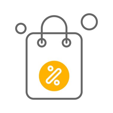 çanta simgesi vektör illüstrasyonu