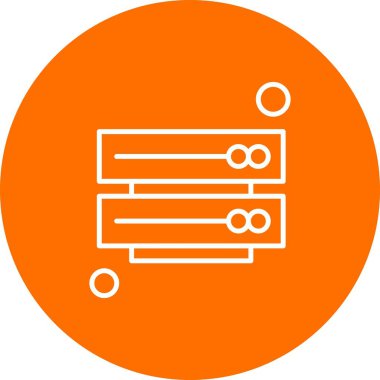 vektör sunucu illüstrasyonu