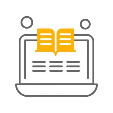 vektör dizüstü simgesi illüstrasyonu