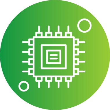 vektör Chip Simgesi illüstrasyonu