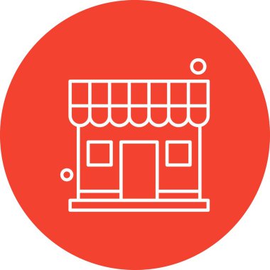 vektör mağaza simgesi çizimi