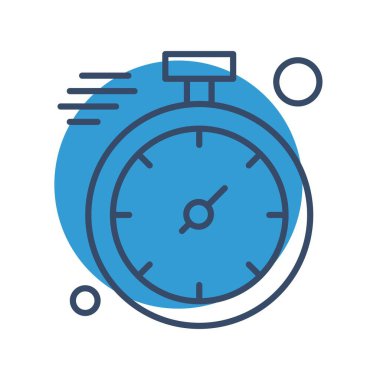 vektör kronometre simgesi illüstrasyonu