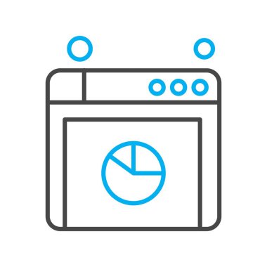 websitesi simgesi vektör illüstrasyonu