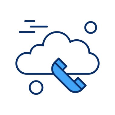 Vektör telefon simgesi illüstrasyonu