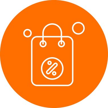 çanta simgesi vektör illüstrasyonu