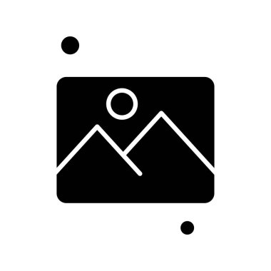 Vektör galerisi simgesi illüstrasyonu